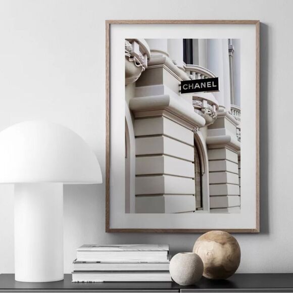 SET 2 Coco Chanel Fashion Luxury Paris Street Store Window Shop print collection - Picture 5 of 7